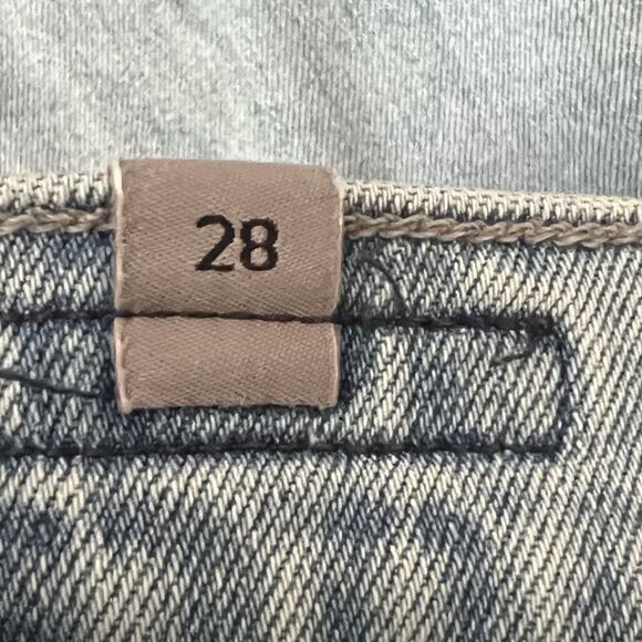 Citizens Of Humanity Jeans 28 Olivia Crop Blue Denim High Rise Slim Button Fly - Picture 5 of 13